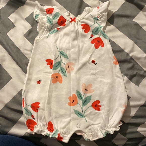 ( 3 for $45) Two short rompers - Picture 2 of 2